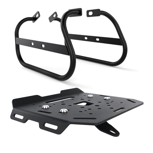 Alforjas para moto Kawasaki VN650 soporte maletero lateral para viajes de aventura y rutas 3