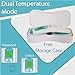 Amplim Deluxe Manual Silicone Breast Pump and No Touch Forehead Thermometer for Babies and Adults | Bundle Pack