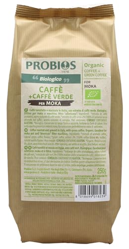 Probios Caffè Bio Con Caffè Verde - 250 g