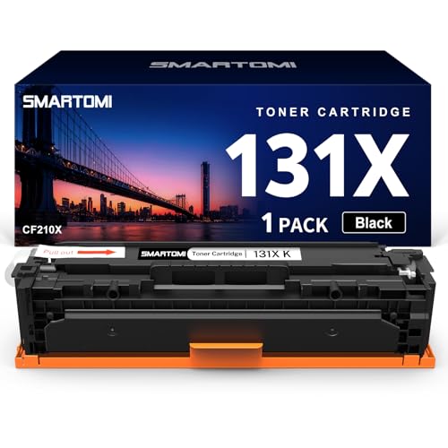 SMARTOMI CF210X 131X Cartucho de tóner Remanufacturado Compatible con HP 131X CF210X para HP LaserJet Pro 200 Color MFP M276n M276nw M251nw M251n 128A CE320A CP1525n CM1415fnw 125A CB540A CP1215