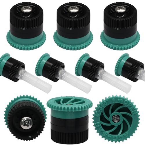 HARSKIYER Variable Arc Nozzle, 10 Pcs Adjustable Sprinkler Heads...