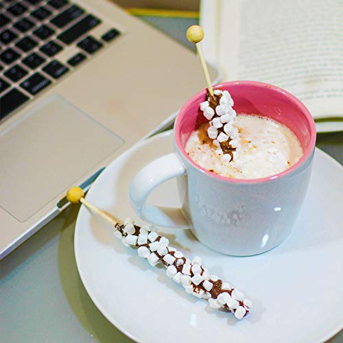Milk Chocolate Coated Stirrer Stick With Mini Marshmallows (30 ct Bucket) - Thumbnail 2