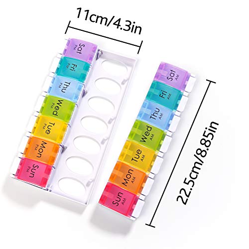 PuTwo PortaPillole 7 Giorni Pillole Organizzatore