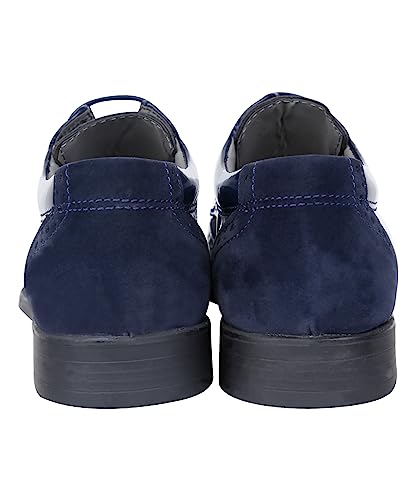 Chaussures formelles garçon daim verni confortables pour mariage - 4