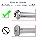 OTFAITP M8 Screws for 2-3-4-Wheel Kid Scoote Replacement Micro Mini Foldable Kick Scooter Kids Scooters Axles Repair (82)