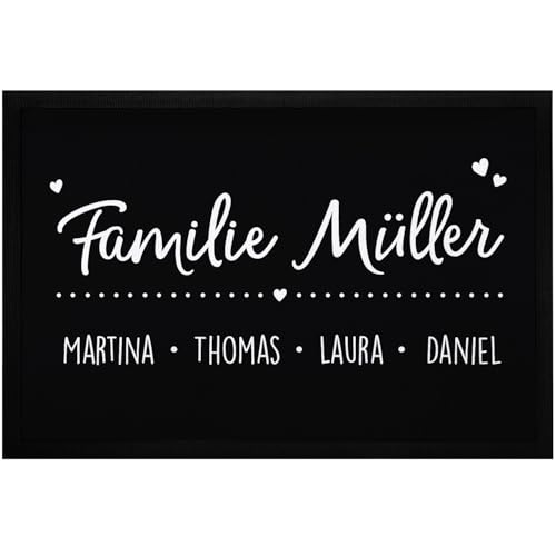 Fußmatte mit Namen
