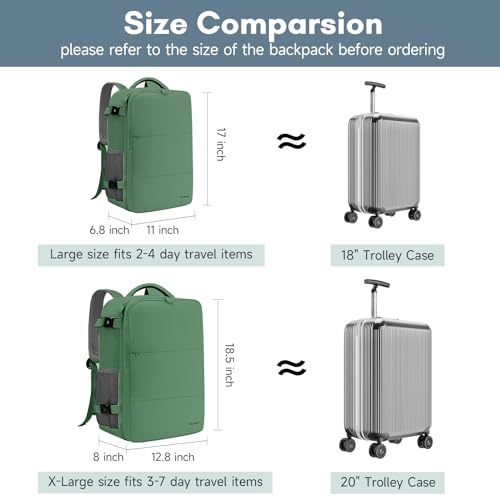 Image of Taygeer Travel Backpack for Women, TSA Carry On Backpack with Shoe Pouch | 15.6 inch Laptop Back Pack Flight Approved with Water Bottle Pocket, College Gym Bag Casual Daypack for Weekender Business Hiking
