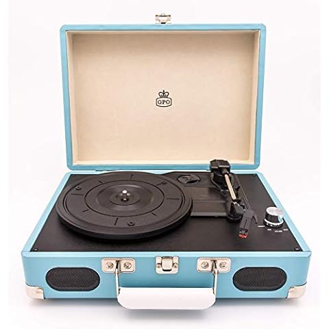 Tocadiscos Retro GPO Soho con 3 Velocidades thumbnail