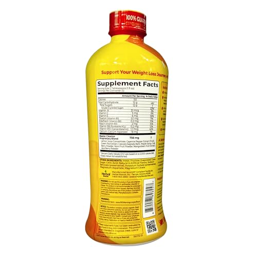 Master Cleanse, Weight Loss Supplement, Appetite Suppressant, Detox, Maple Syrup, Cayenne Pepper & Lemon Juice, Lemonade Diet, Nutrients, Pre-Mixed Concentrate (32 fl oz) - Image 3