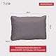 beo® Lounge-Kissen Rückenkissen 80x40cm hellgrau | Waschbar | Made in EU nach Öko-Tex Standard | Atmungsaktiv und UV-beständig | Sitzkissen Outdoor für Gartenmöbel | Gartenstuhlauflagen