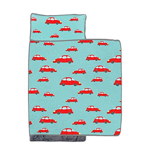 Cute Cartoon Cars Cranes Excavators Trucks Print Toddler Nap Mat