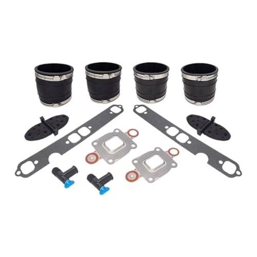 Kit collecteur d'échappement haute performance, soufflet 32-44348 et joint sec V8