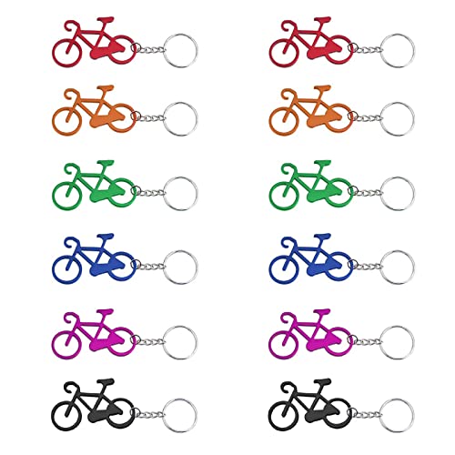 Flaschenöffner 12 Pcs Flaschenöffner Mit Schlüsselanhänger Schlüsselanhänger Fahrrad Fahrrad Schlüsselanhänger Flaschenöffner Mini-bieröffner Bierflaschenöffner Schlüsselring Für Party Hochzeiten Bars Cover