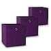 Vladon Boîte de Rangement Pliable Oslo en Lilas