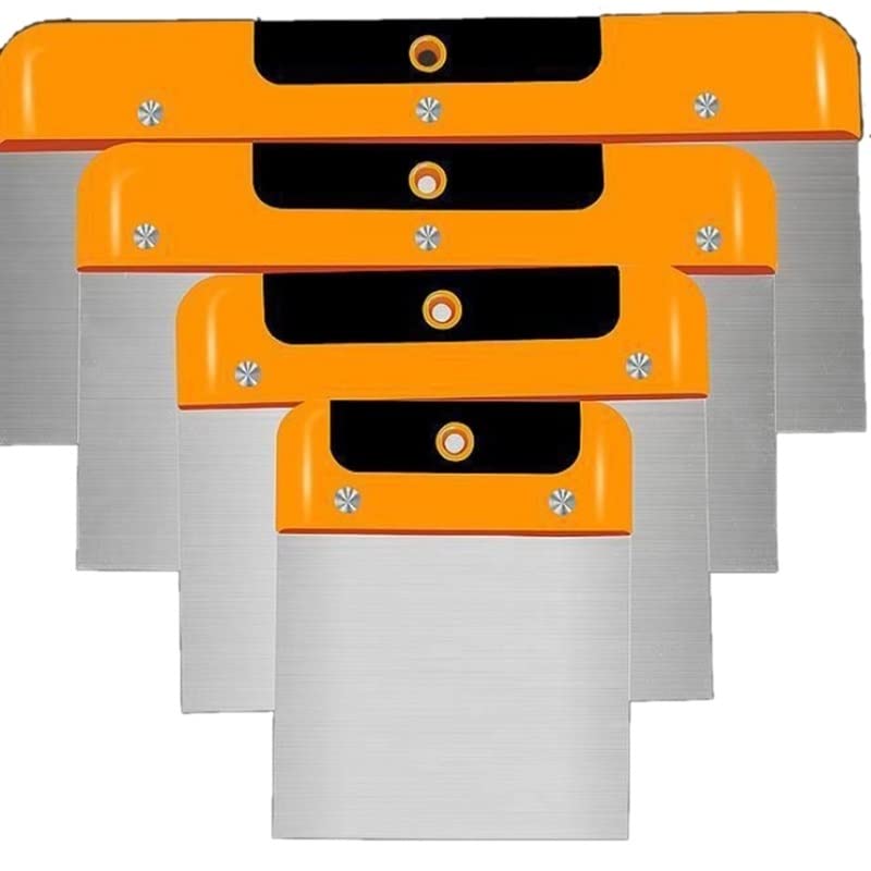 Couteau à Mastic en Acier Inoxydable - Pionnier de plâtre de plâtre de Pelle de Remplissage de spatule Papier Peint Décoration Murale grattoir de Mastic