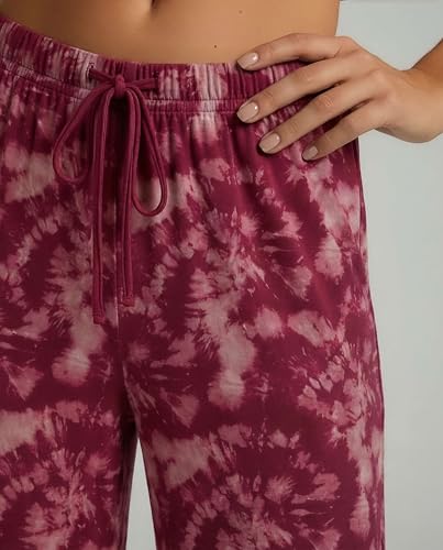 Image of Real Essentials 3 Pack: Women's Soft Palazzo Pants - Wide Leg Yoga Casual Loungewear Pajama Pj Bottoms (Plus Available)