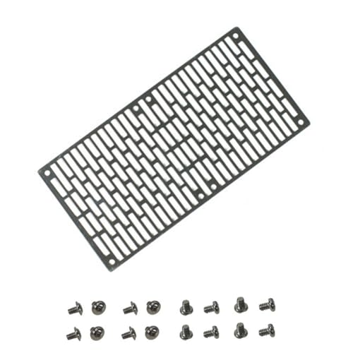 QIEIEI Radiator Guard Galvanized Steel Cooling Fan Plate Panel for PC Cooling Components Radiator Shield 14/28/42cm