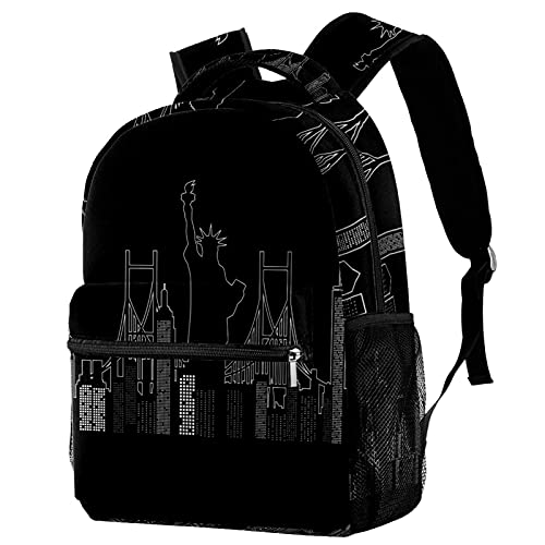 Sac à dos décontracté pour femme aux finitions soignées Multicolored-1