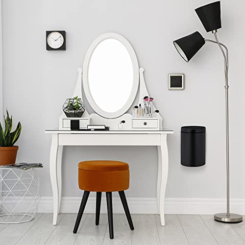 Relaxdays Cestino da Bagno da Muro, 3 Litri