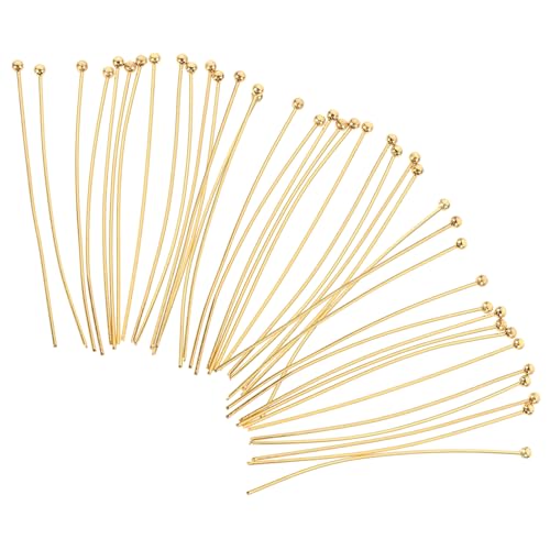 HOODANCOS DIY Necklace Earring Pins Set 50pcs Stainless Steel Jewelry Making Pins for Beads Jewelry Crafting