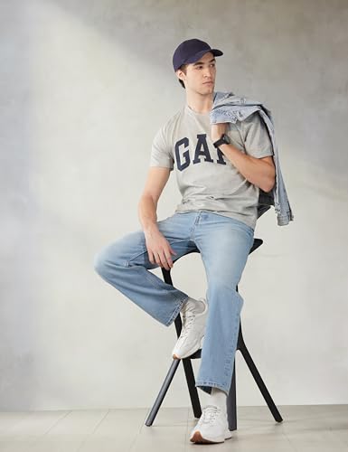 Image of Gap Men Printed Regular fit Half Sleeve Round Neck T-Shirt