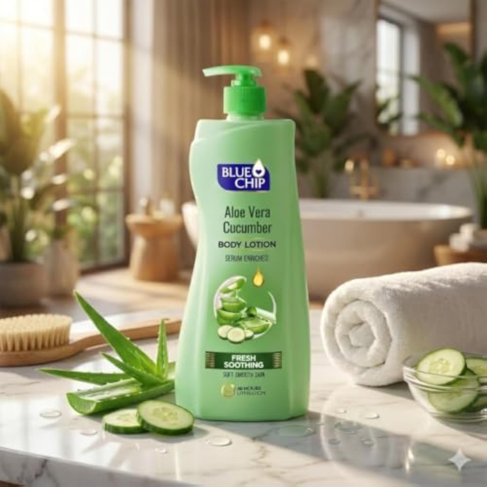 Blue Chip Aloe Vera and Cucumber Body Lotion