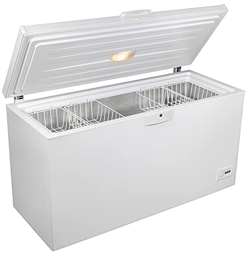 Beko Gefriertruhe HSA37540N mit 350 Litern und 40 dB in Weiß