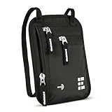 Rangement et organisation flexibles : trois compartiments à fermeture éclair dans le portefeuille pour passeport permettent de ranger en toute sécurité de l'argent, fournit une couverture de passeport, sert de support de documents de voyage, peut contenir des cartes d'embarquement, des cartes de crédit, une carte d'identité, des clés et des smartphones. Gardez tout en sécurité dans un portefeuille de voyage à un seul cou. Le portefeuille de voyage doux et réglable s'adapte à la fois aux hommes et aux femmes. Le portefeuille passeport est un must have pour tout voyageur.