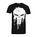 Marvel Men's Avengers Punisher Skull T-Shirt, Black (Black Blk), XX (Size:XX-Large)