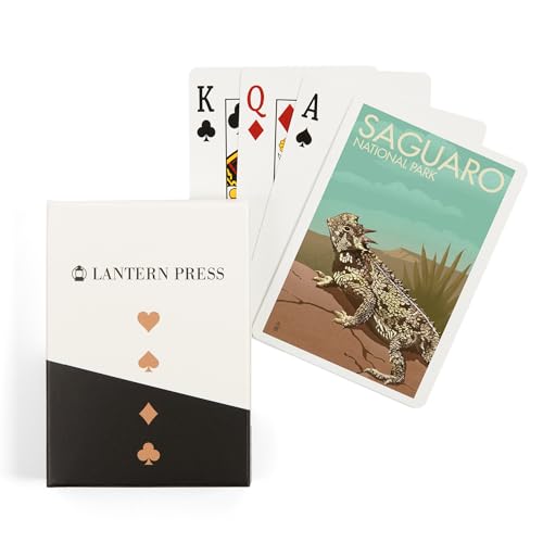 Lantern Press Saguaro National Park, Arizona, Naipes Poker 52 cartas