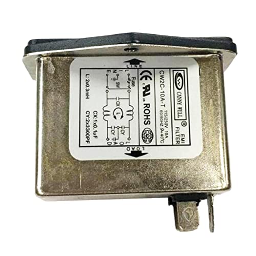 MERIGLARE Enchufe de 1 Pieza, Protección emi, Rfi, Supresión emi