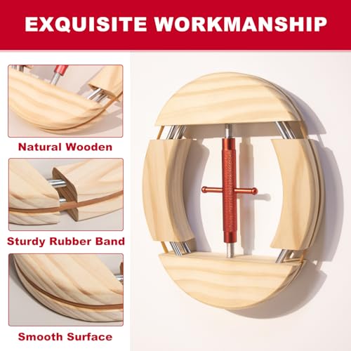Image of 4 Way Hat Stretcher, Hat Stretcher for Fitted Hats, Heavy Duty Hats Shaper Extender w. Lever Wrench for Men All Kind of Caps