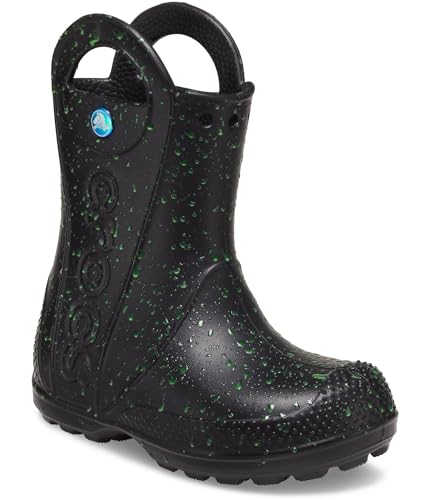 Image of Crocs Kids' Handle It Rain Boots | Waterproof Slip On Shoes | Kids' Rain Boots