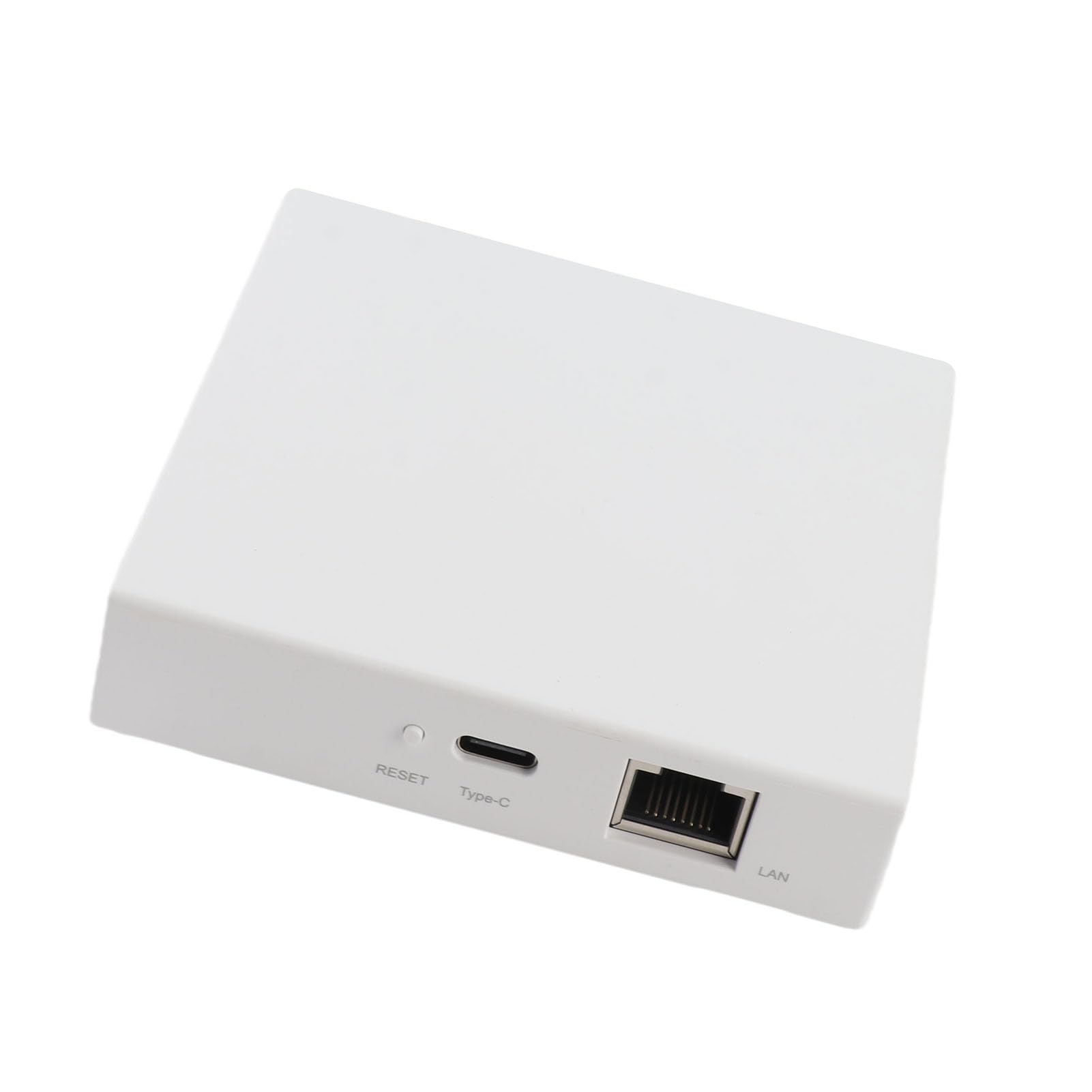 Gateway cablato intelligente per hub domestico intelligente Tuya Zigbee con supporto filettatura Matter Alimentatore USB 5V 1A per automazione domestica intelligente ABS 90x90x22mm