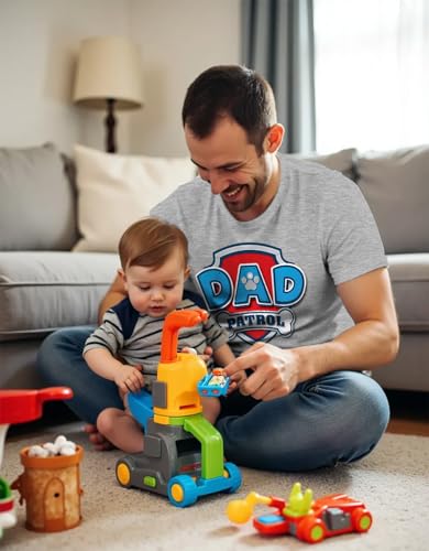 Paw Patrol Dad Mom Matching Couple T-Shirts Mothers' Father's Day Outfits for Him and Her T-Shirt3