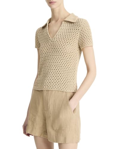 Vince Women's Macrame Henley
