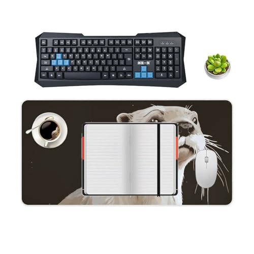 Desk Pad Protector Otter Mouse Mat 24x12 Pulgadas miniatura 4