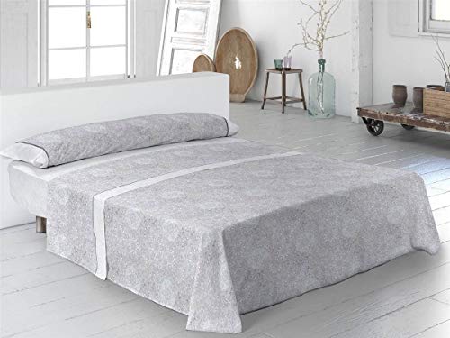 Pierre Cardin Sabanas, Algodón, Gris C5, Cama 90 Cm