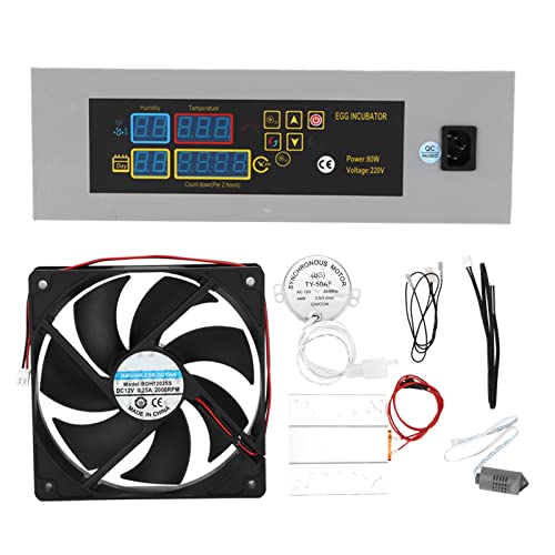 Automatic Egg Hatching Machine, Automatic Egg Incubator Automatic for Farm for Chicken Duck Eggs (110V US Plug)