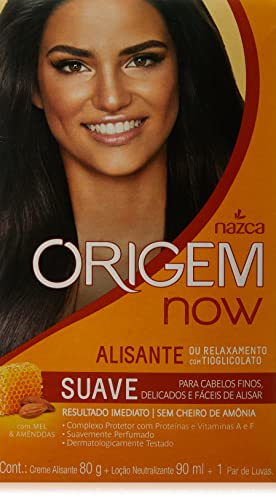 Origem Now Kit Alisamento Mel e Amêndoas, Nazca Cosméticos