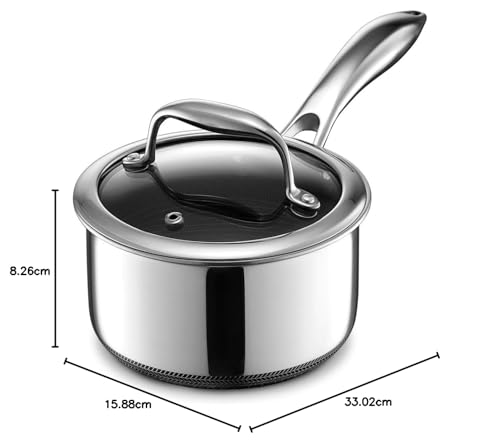 HexClad ハイブリッド 片手鍋 ヘックスクラッド/Y23650-Q1 HexClad ハイブリッド 片手鍋 ヘックスクラッド/Y23650-Q1