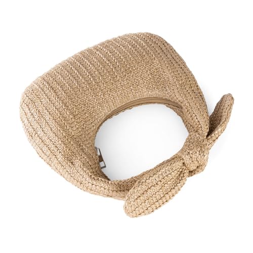 Image of Huralona Women Straw Woven Clutch Purse Pleated Handbag for Summer Beach Vacation Straw Shoulder Crossbody Bag