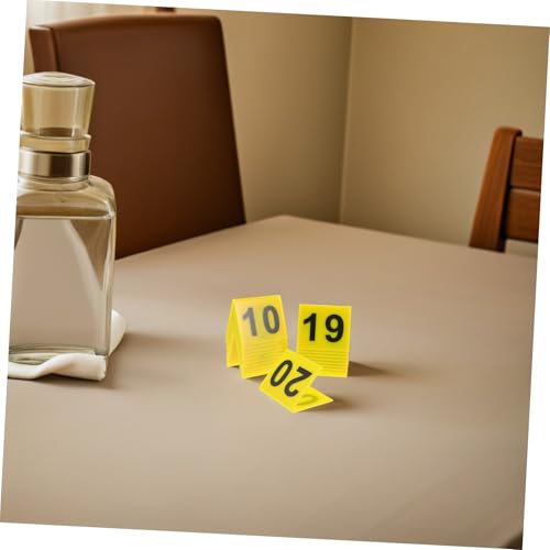 Numéros de table en acrylique COLLBATH x80 pour restaurant et mariage - 5