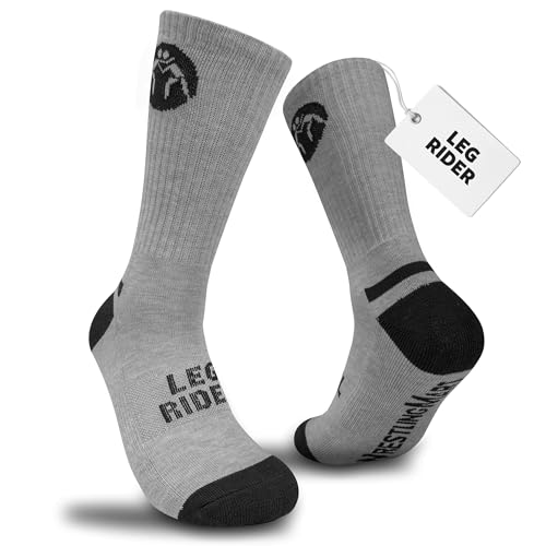 WrestlingMart Performance Socks - Secure Fit & All Day Comfort - Moisture-Wicking Mesh - Built in Arch Support (Unisex)