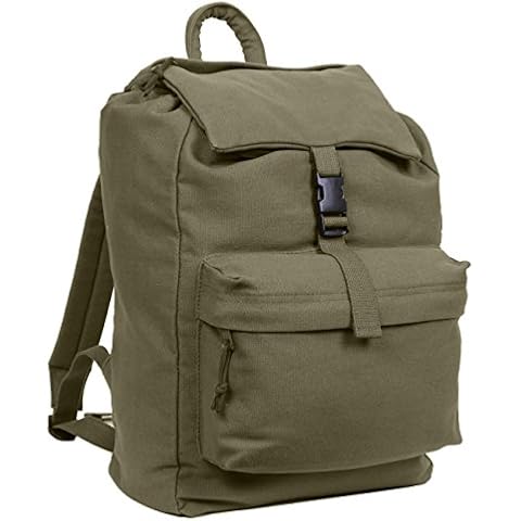 Rothco Canvas Daypack: Water Resistant Cotton Backpack Cover