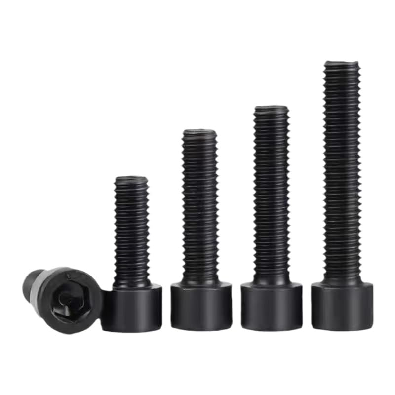 5 Pièces M9 Acier Allié Grade 12.9 Vis Allen Tête Cylindrique Boulons Tête Hexagonale Filetage Fin Pas 1.0/1.25/1.5mm Fixations Métriques pour Machines et Réparation Auto (Inner hexagon m9*1.25 * 25)