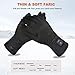 Heated Glove Liners Thin, Heated Electric Gloves for Men Women Rechargeable Battery with Touchscreen, Hand Warmers Gloves for Motorcycle Ski Work Arthritis Raynauds Hunting by V.Step Black, S