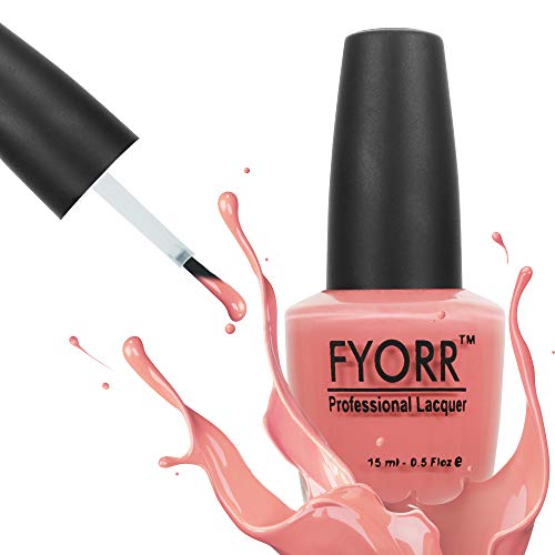 Image of Peach O Mania Professional Nail Polish | Long Lasting, Quick Dry, Chip Resistant, High Shine Nail Paint | Smooth & Easy Application, Vibrant Trendy Shades for Women & Girls Party Daily Use 15ml