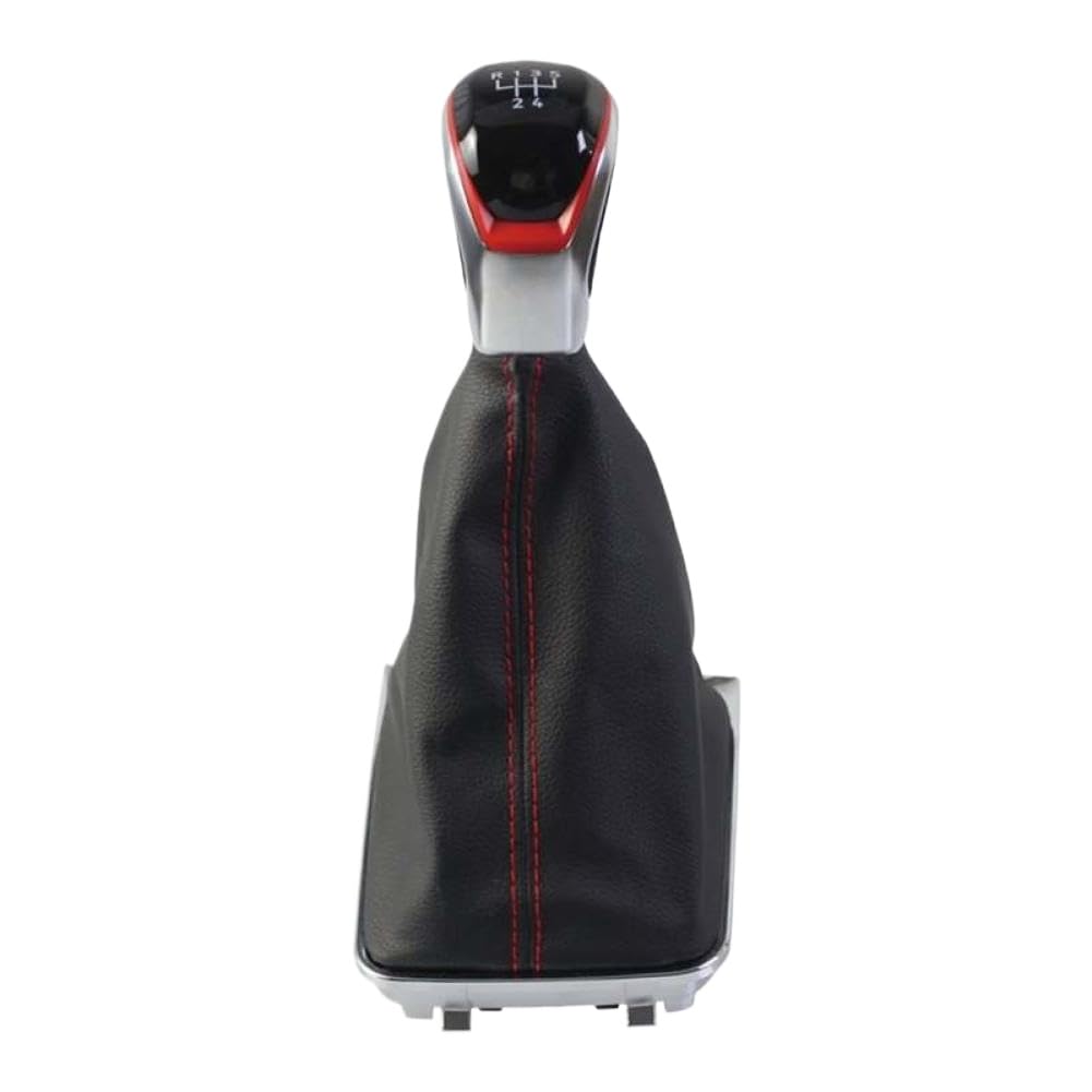 Xsktbpwue Color Name: Black 5 Speed Gear Shift Knob Shifter Lever Gaiter Boot Cover Collar Compatible With 7 Gtd Manual Transmission 5-Speed And 6-Speed(Color Name: Black 5 Speed)