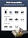 Cat 8 Ethernet Cable 40 FT Flat, High Speed 40Gbps 2000Mhz Braided Internet Cable with Gold Plated RJ45 Network LAN Cable SSTP, Heavy Duty Ethernet Cord Compatible for PS4/5, for Modems, PC/Laptop